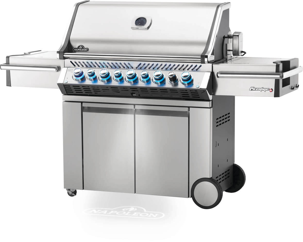 Prestige PRO 665 RSIB Gas Grill | Stainless Steel BBQ | Infrared Side Burner | Infrared Rear Burner | Napoleon Grill UK | Caterbitz