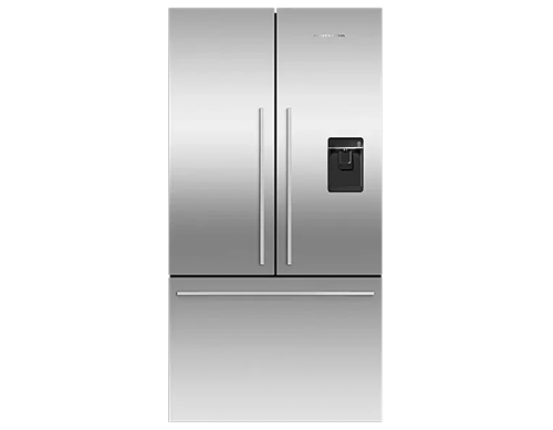Fisher & Paykel Series 7 RF540ADUX6 Fridge Freezer French Door 900mm, Designer Handle, Stainless Steel - Ice & Water, WiFi, compatible with SmartHQ App