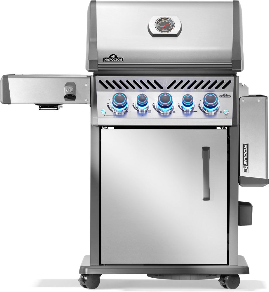 Rogue PRO-S 425 RSIB Gas Grill | Stainless Steel BBQ | Infrared Side Burner | Infrared Rear Burner | WAVE Cooking Grids | Caterbitz UK