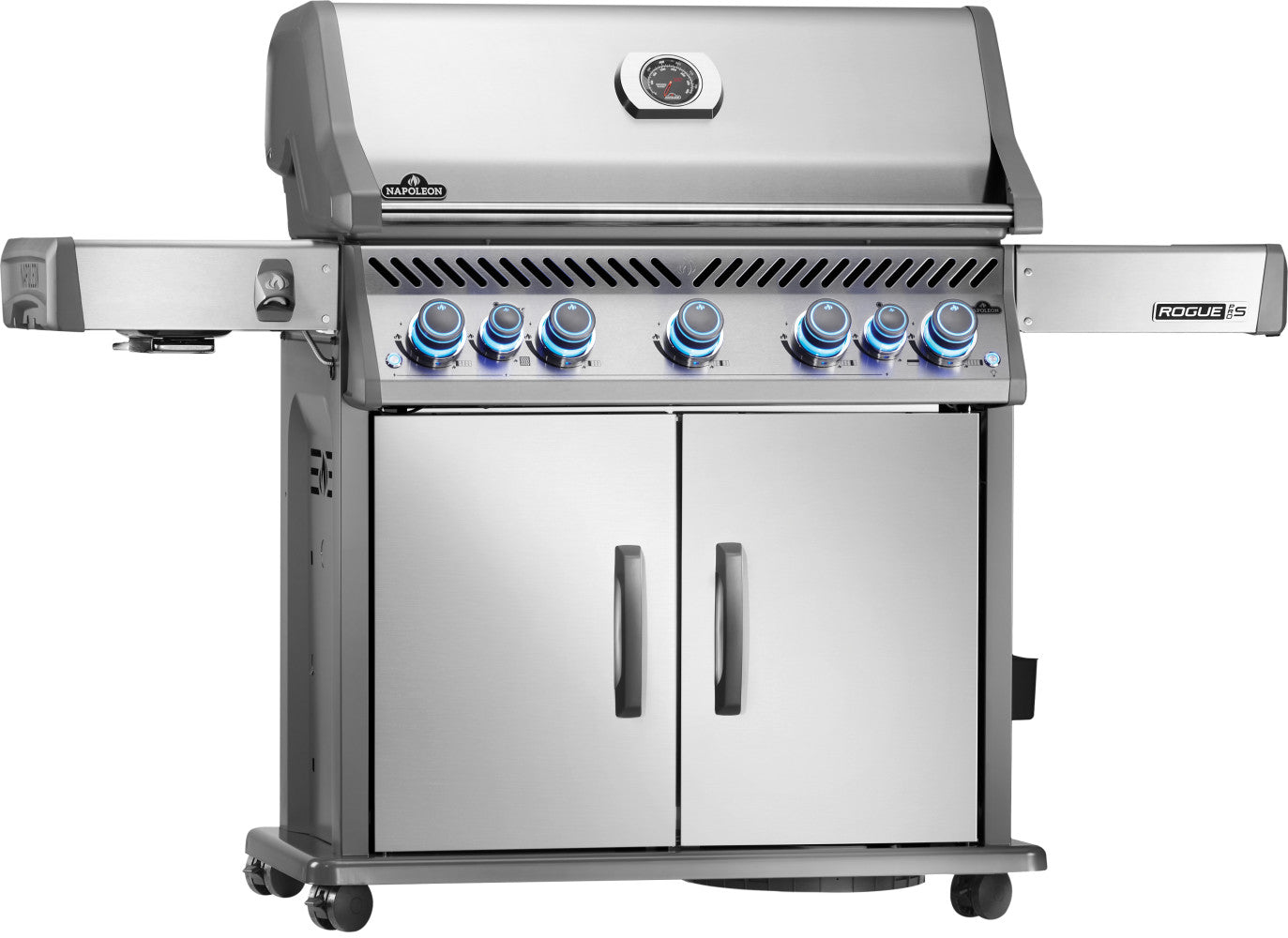 Rogue PRO-S 625 RSIB Gas Grill | Stainless Steel BBQ | Infrared Side Burner | Infrared Rear Rotisserie | WAVE Grids | Caterbitz UK