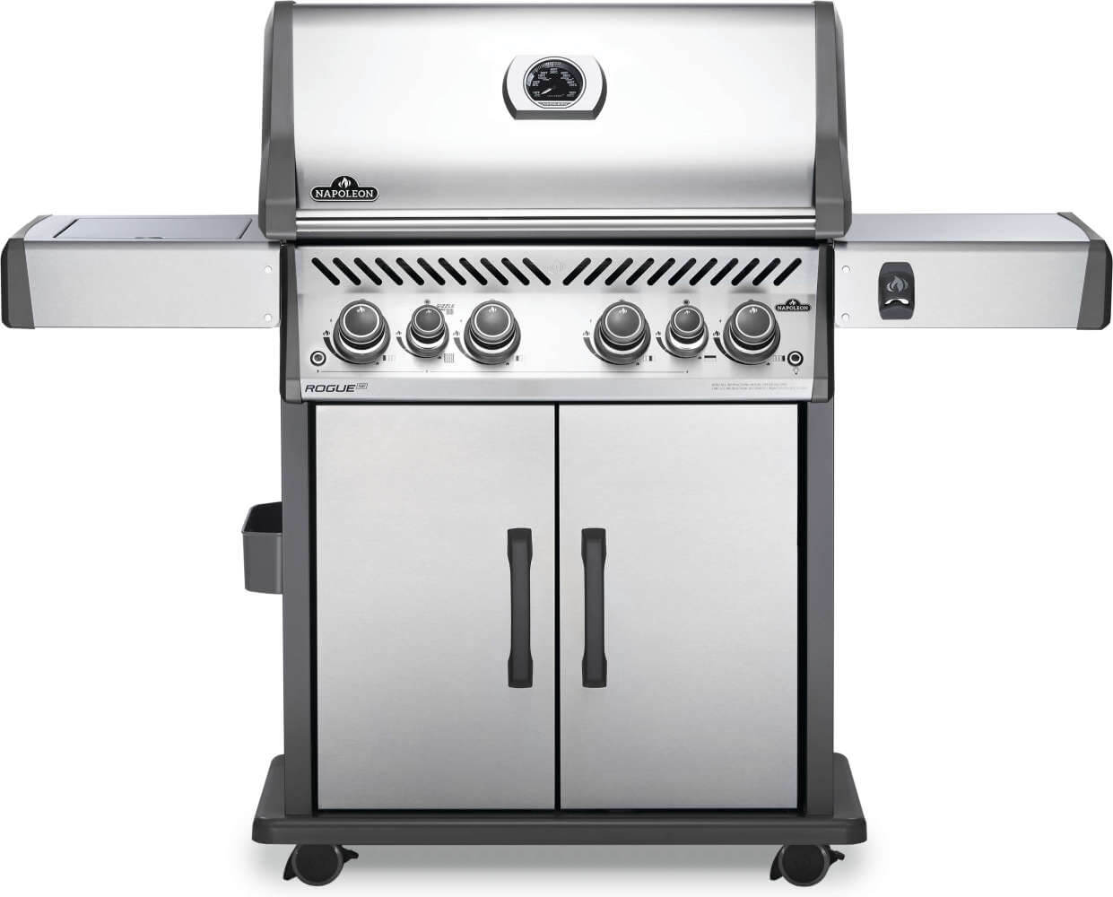 Rogue SE 525 RSIB Gas Grill | Stainless Steel BBQ | 4 Burners | Infrared SIZZLE ZONE | Rear Rotisserie Burner | WAVE Grids | Caterbitz UK