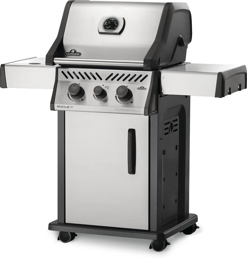 Rogue XT 365 SIB Gas Grill | Compact 2 Burner BBQ | Stainless Steel | Infrared Sizzle Zone | Cast Iron WAVE Grids | Caterbitz UK