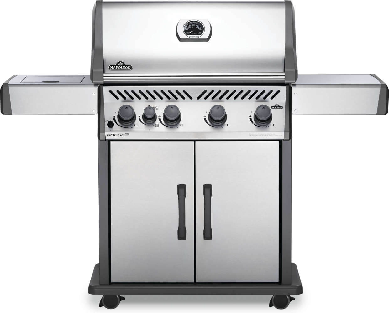 Rogue XT 525 SIB Gas Grill | Stainless Steel BBQ | 4 Burners | Infrared Side Burner | WAVE Cast Iron Grids | Caterbitz UK