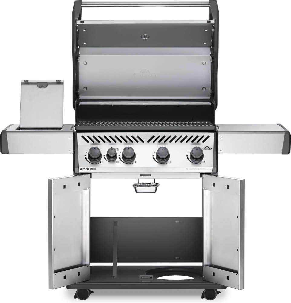 Rogue XT 525 SIB Gas Grill | Stainless Steel BBQ | 4 Burners | Infrared Side Burner | WAVE Cast Iron Grids | Caterbitz UK