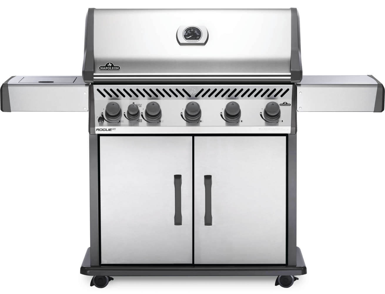 Rogue XT 625 SIB Gas Grill | Stainless Steel BBQ | 5 Burners | Infrared Side Burner | WAVE Cast Iron Grids | Caterbitz UK