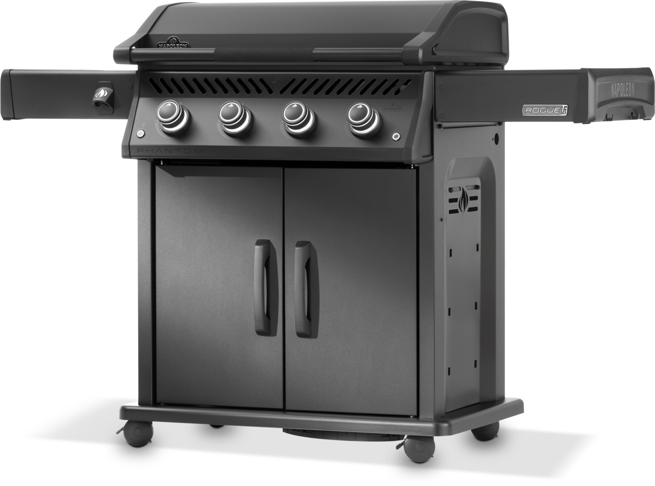 Rogue PRO Phantom 30 Plancha | Stainless Steel Cooktop | 4 Burner Outdoor Grill | Matte Black Plancha | Premium BBQ UK | Caterbitz