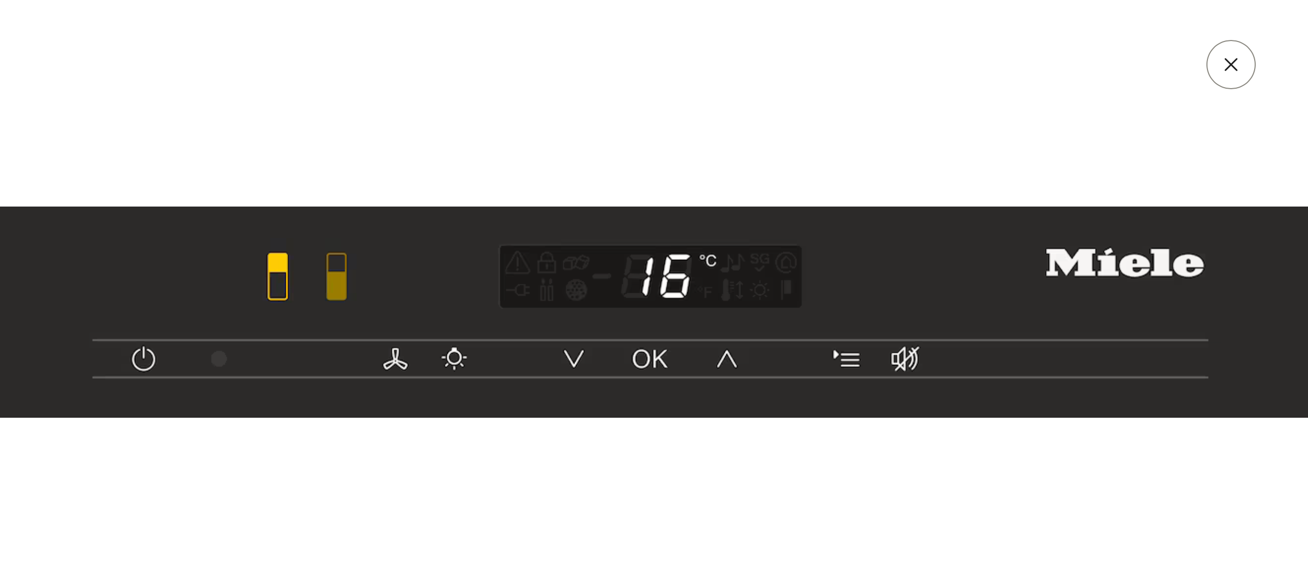 Miele Built-in Wine conditioning unit KWT 6422 iG-1 Obsidian Black glass