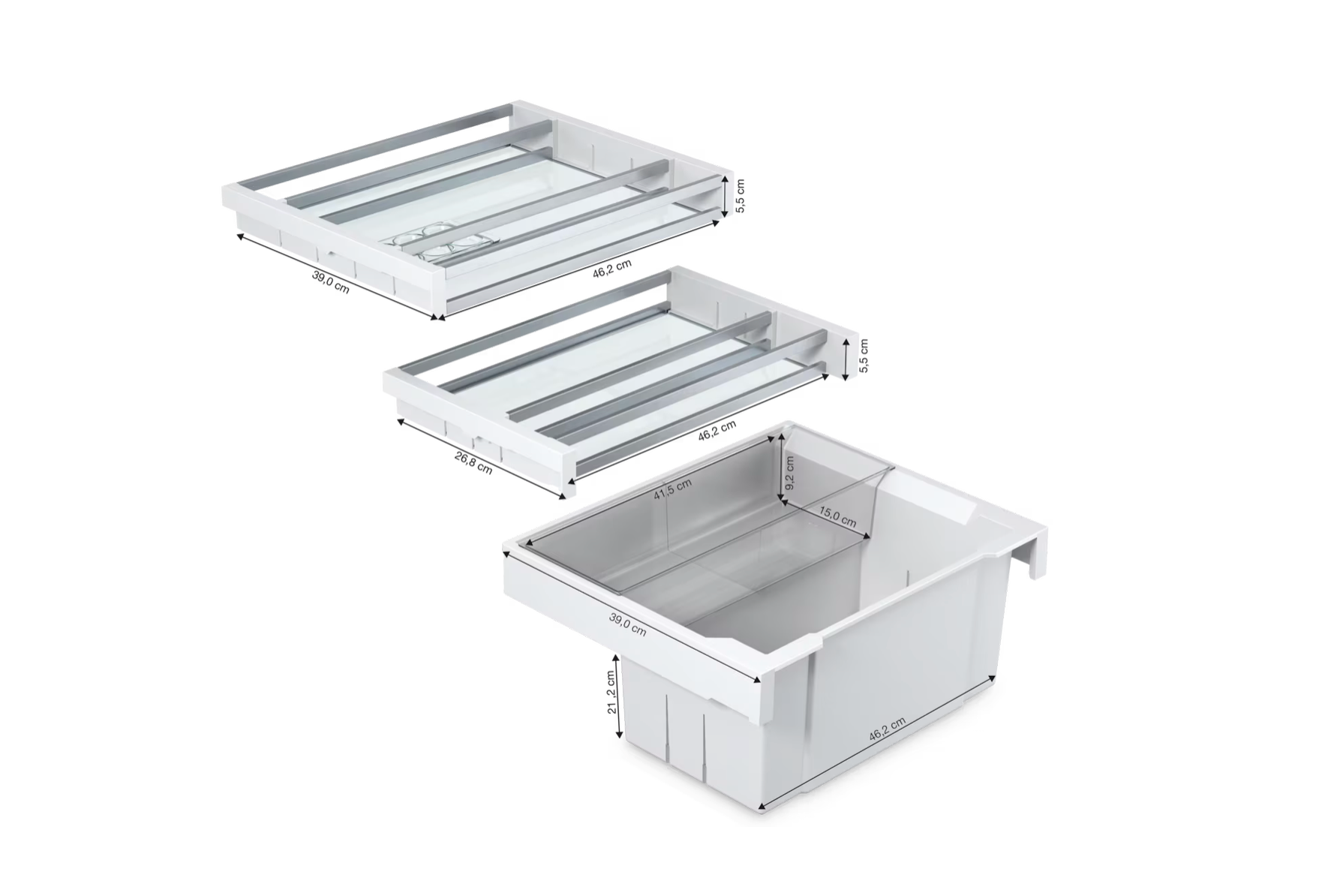 Miele Built-under refrigerator, 82–88 cm niche height Gold KU 7030 D