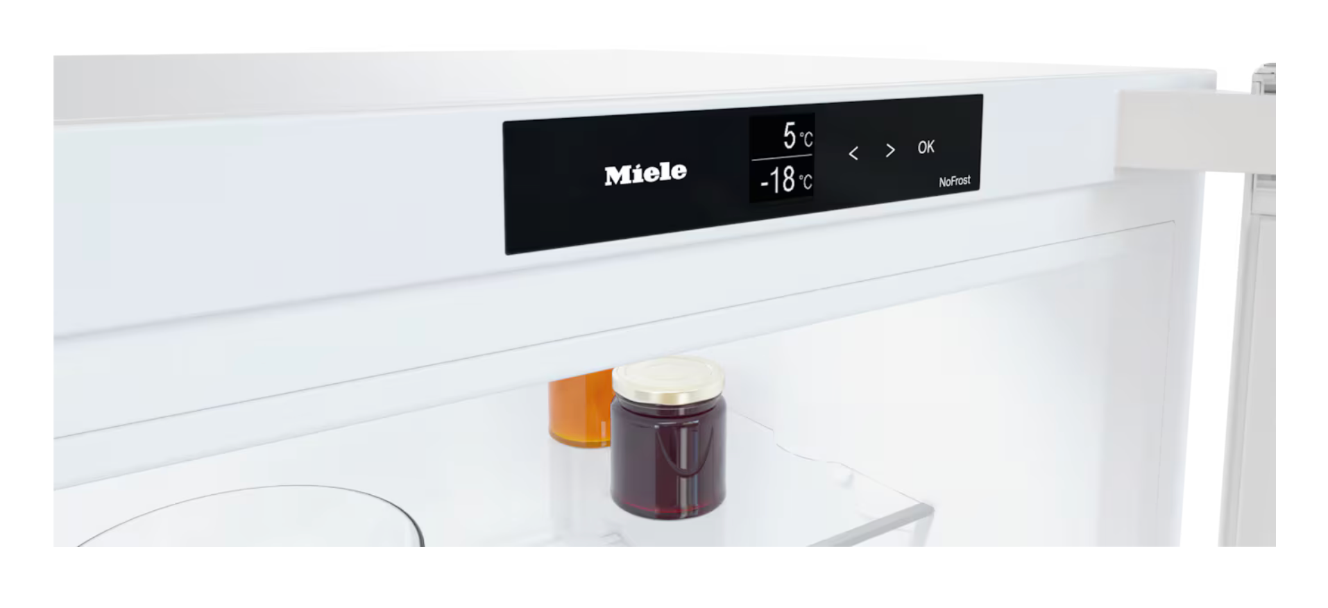 Miele Freestanding fridge-freezer Silver KFN 4375 CD White