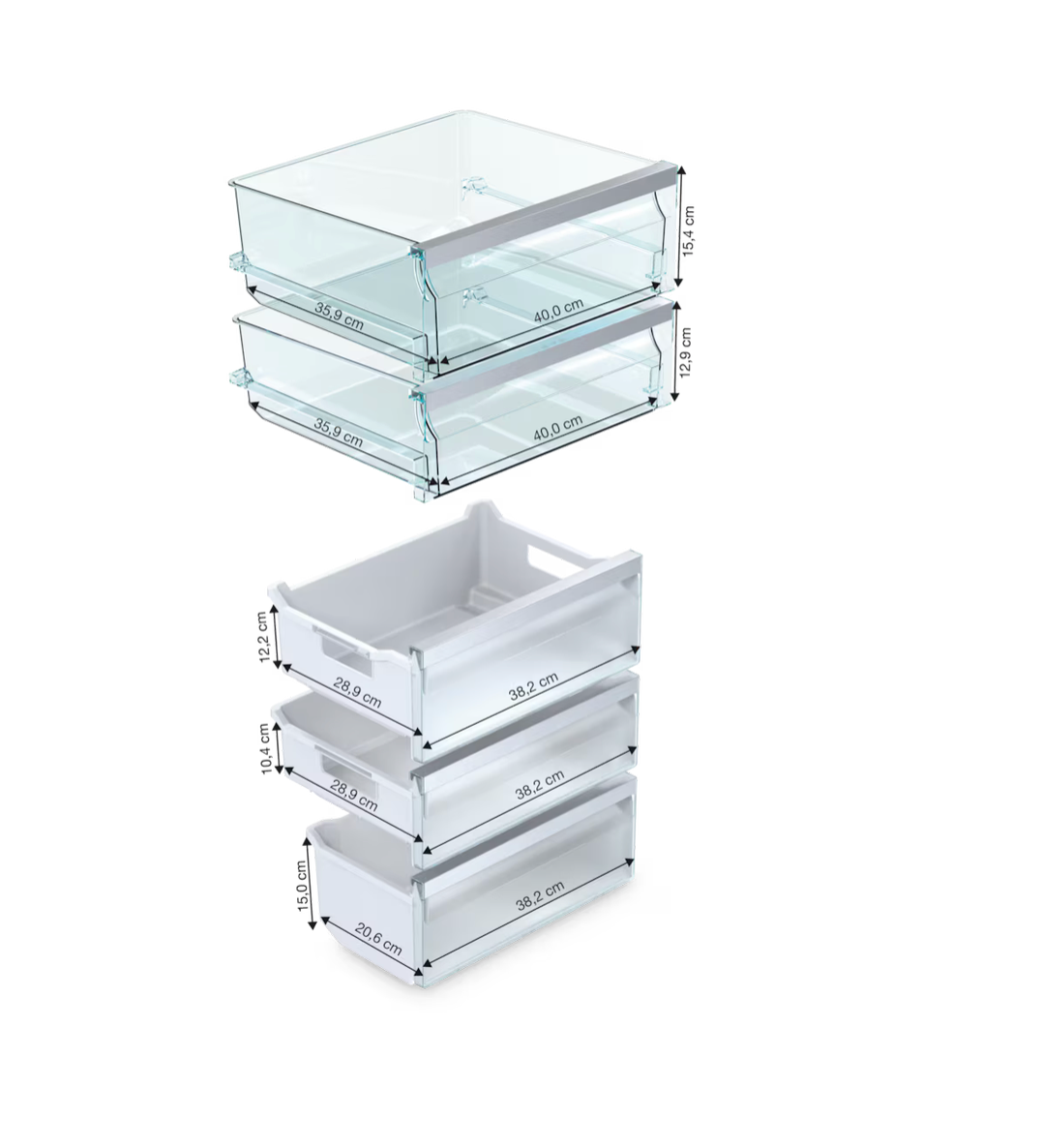 Miele XL built-in fridge-freezer, 194 cm niche height Gold KFN 7844 C