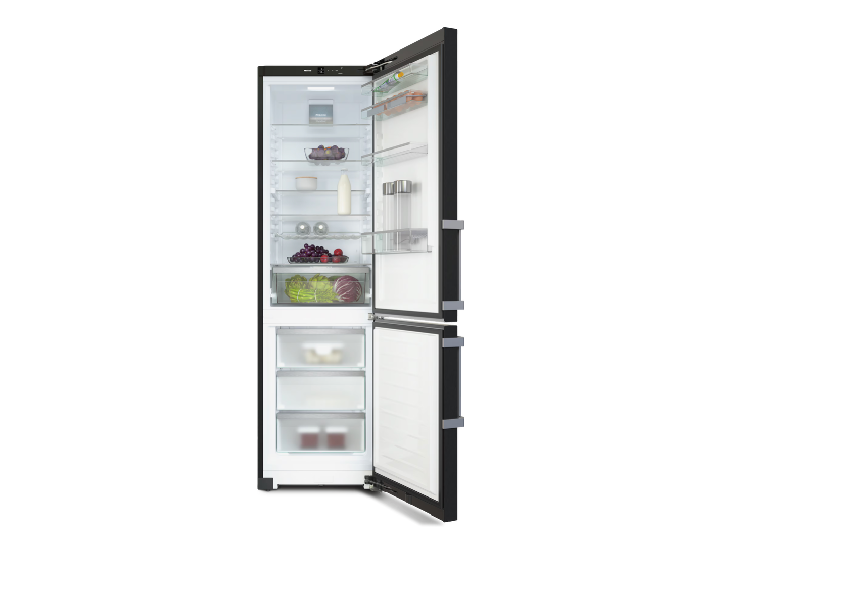 Miele Freestanding fridge-freezer Gold KFN 4795 AD BlackSteel door