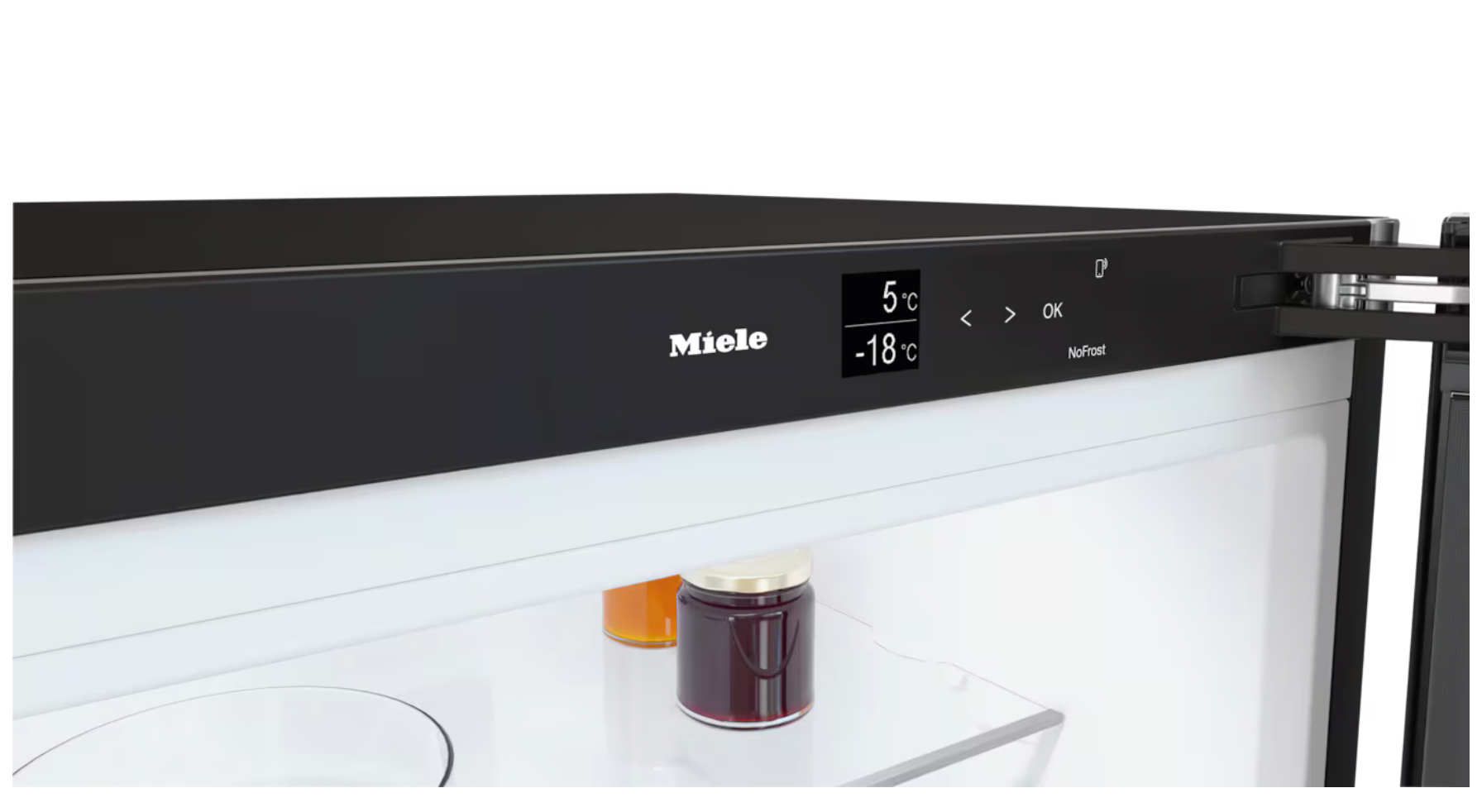 Miele Freestanding fridge-freezer Gold KFN 4795 AD BlackSteel door
