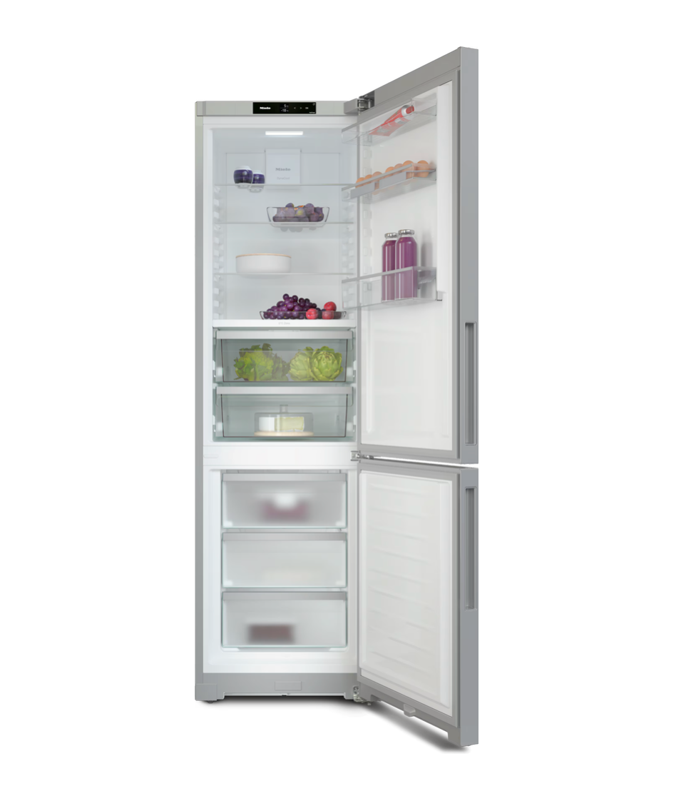 Miele Freestanding fridge-freezer Silver KFN 4397 CD Stainless look