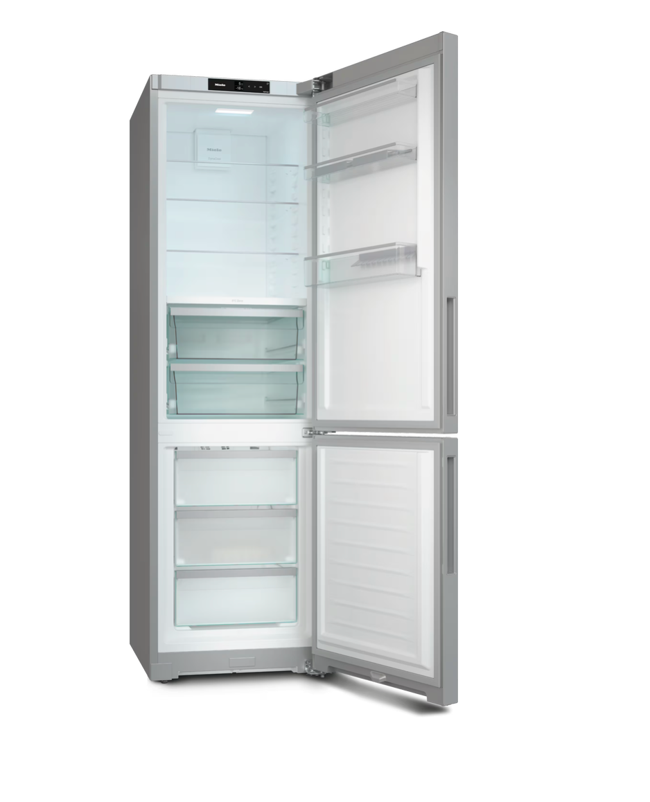 Miele Freestanding fridge-freezer Silver KFN 4397 CD Stainless look