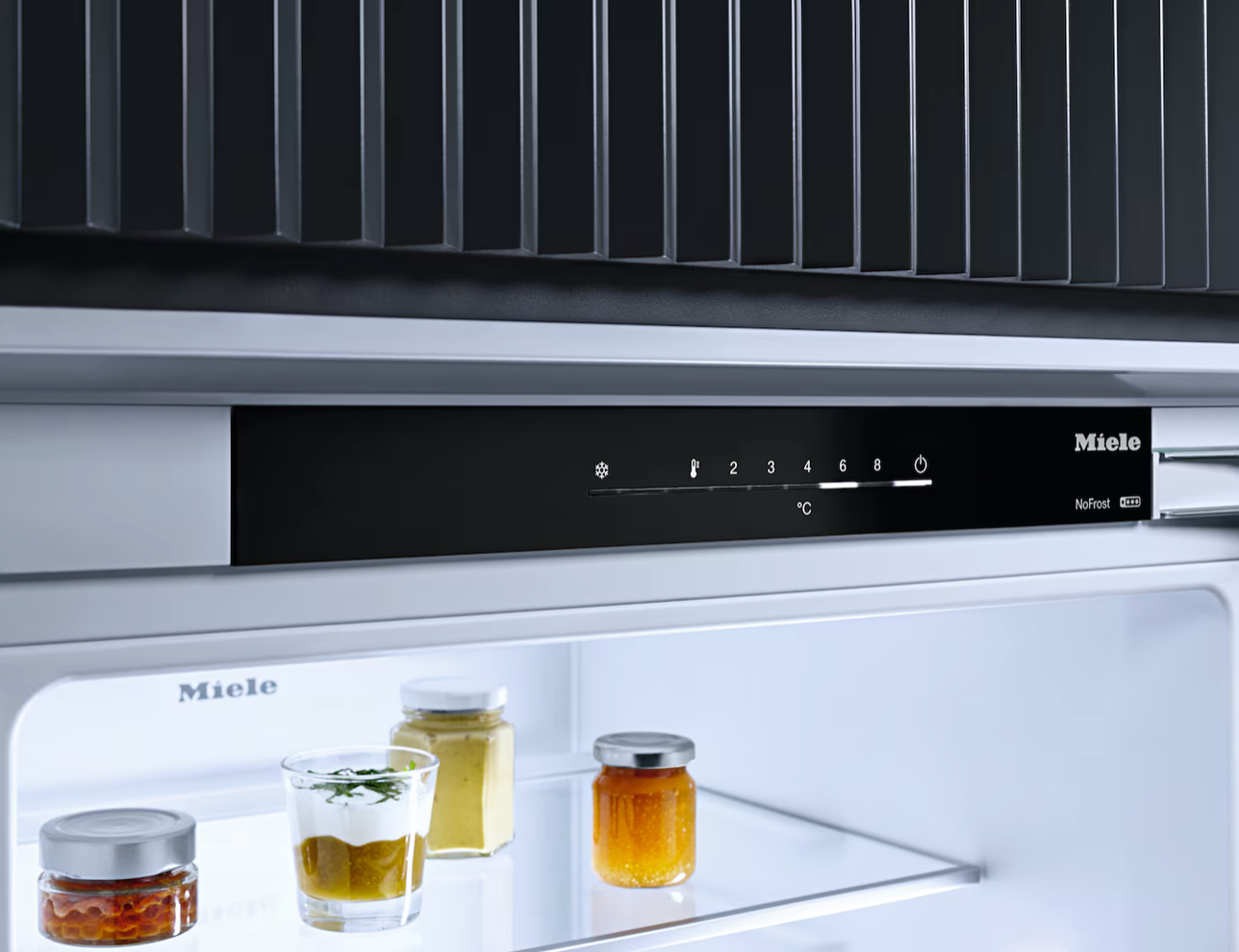 Miele Built-in fridge-freezer, 178 cm niche height Silver KDN 7724 E Active