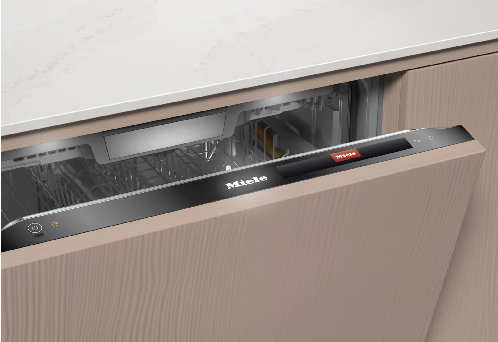 Miele Fully integrated dishwasher XXL Diamond G 7985 SCVi XXL AutoDos K2O CleanSteel/Obsidian black