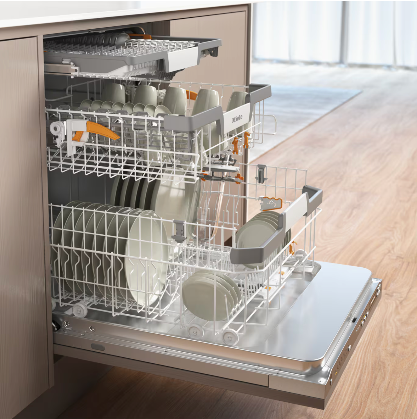 Miele Fully integrated dishwashers Gold G 7380 SCVi FF Stainless Steel.