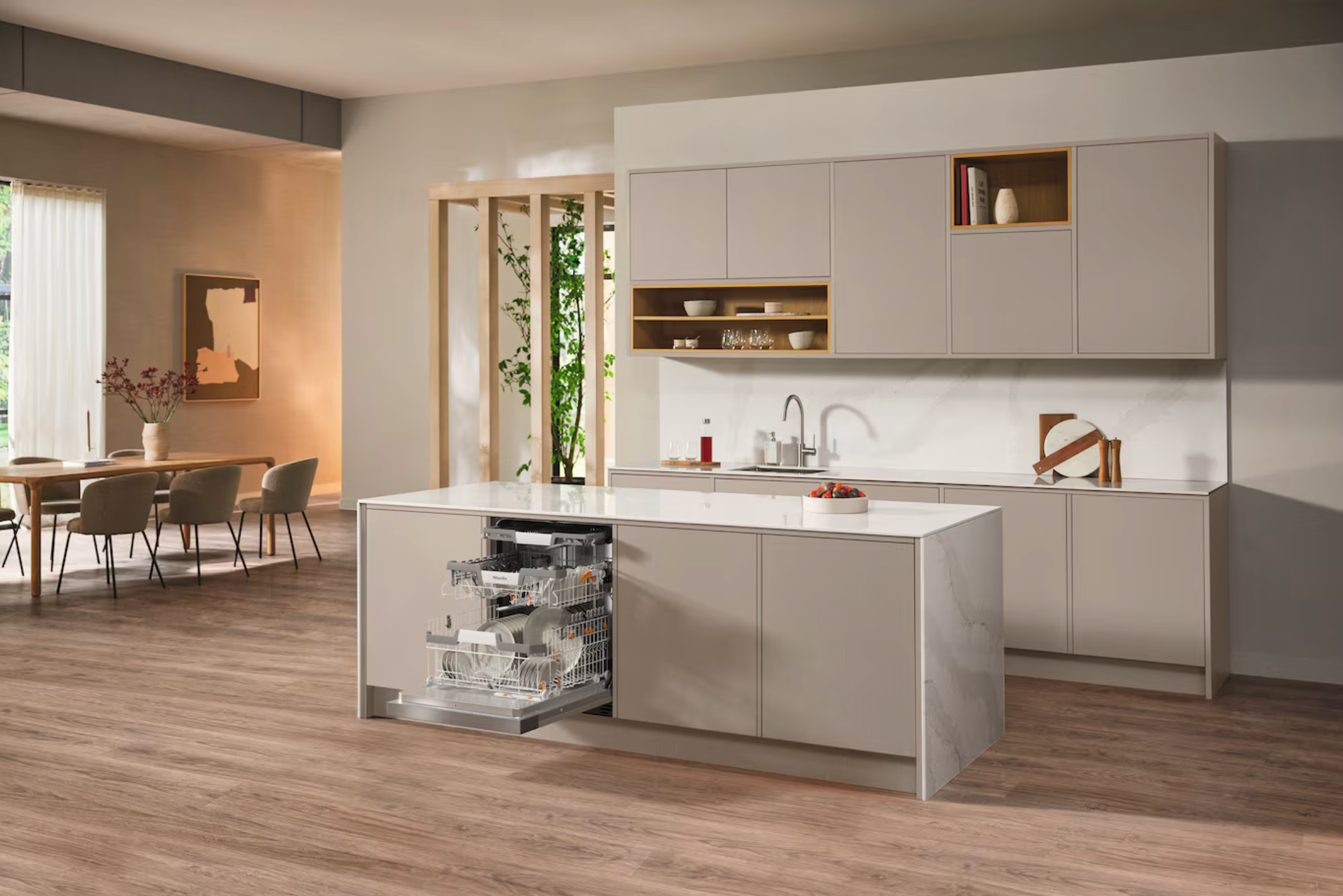 Miele Semi-integrated dishwasher Gold G 7210 SCi Stainless steel/CleanSteel