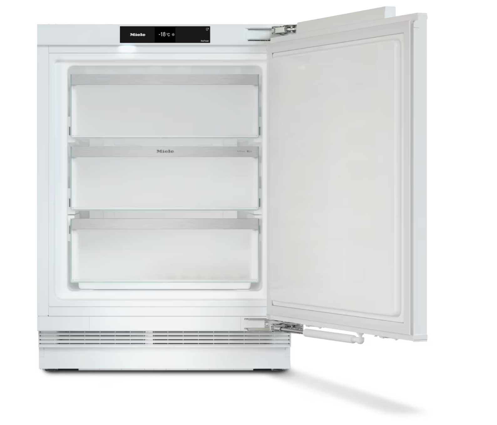 Miele Built-under freezer, 82–88 cm niche height Gold FNUS 7040 D