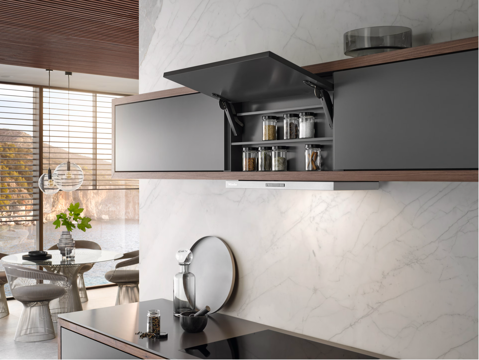 Miele Slimline cooker hood Silver DAS 2620 Stainless steel