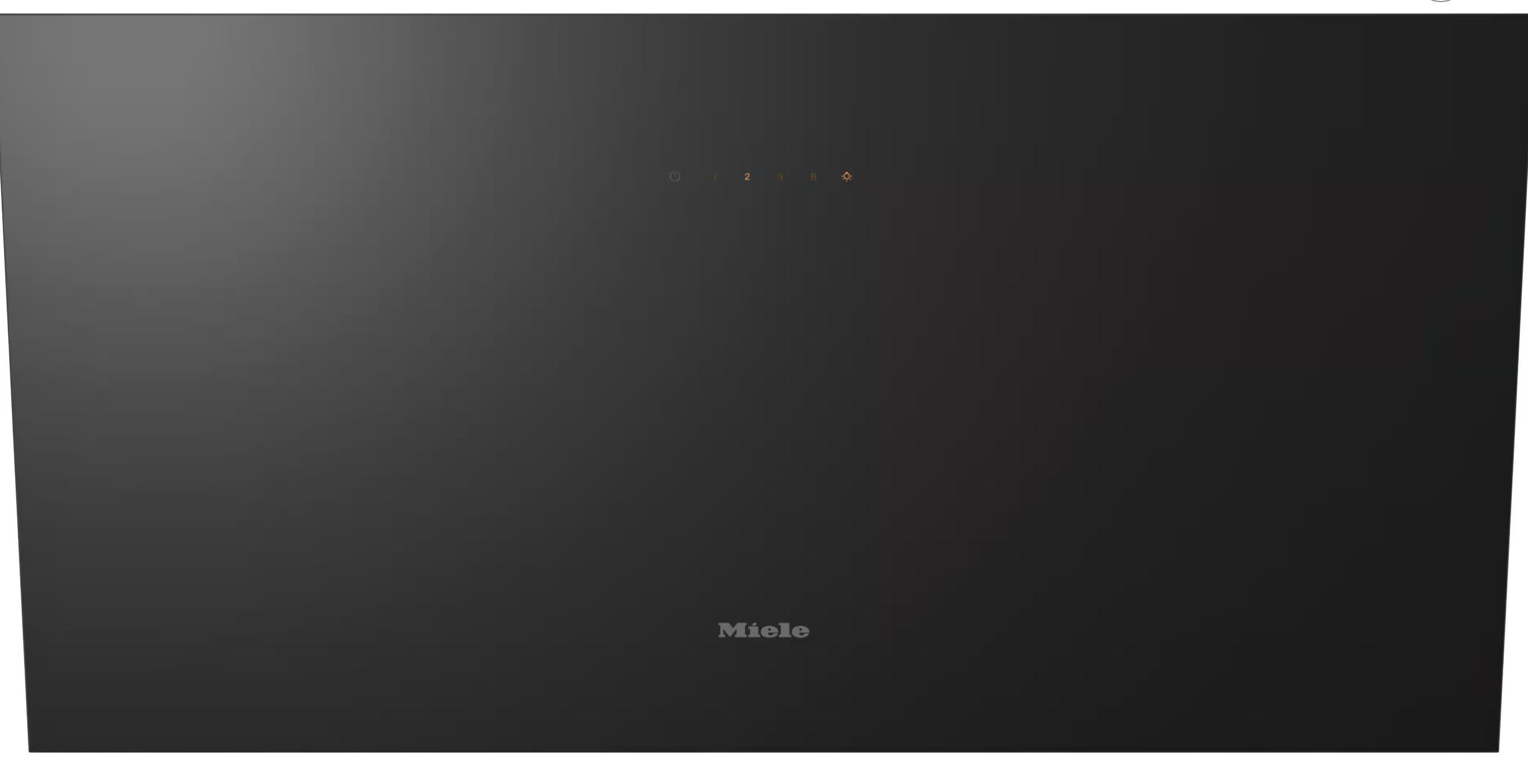 Miele Wall mounted cooker hood Gold DAH 2960 Escala Obsidian black