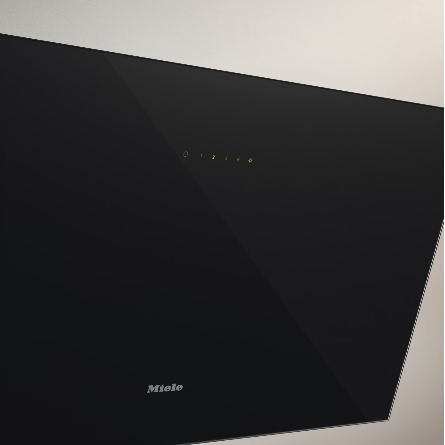 Miele Wall mounted cooker hood Gold DAH 2960 Escala Obsidian black