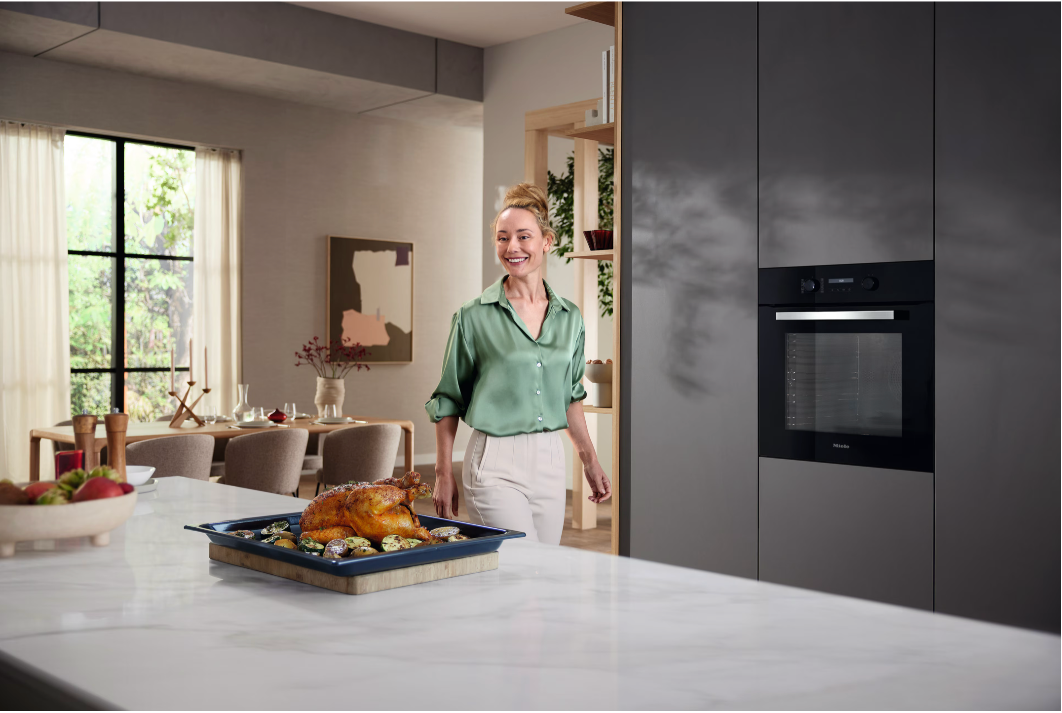 Miele Oven Silver H 2766-1 BP 125 Edition Obsidian black