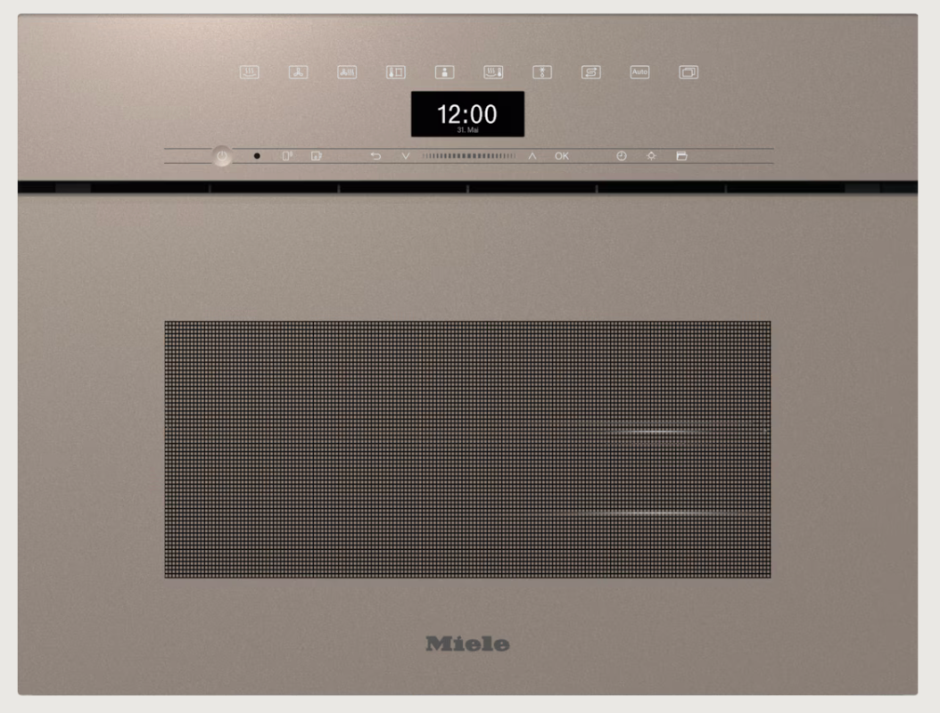 Miele Handleless compact combination steam oven Gold DGC 7440 HCX Pro