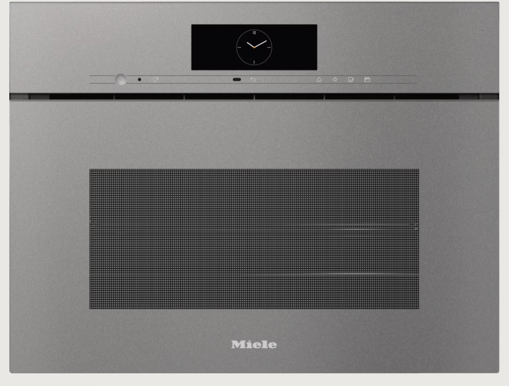Miele Handleless compact combination steam oven Diamond DGC 7840 HCX Pro