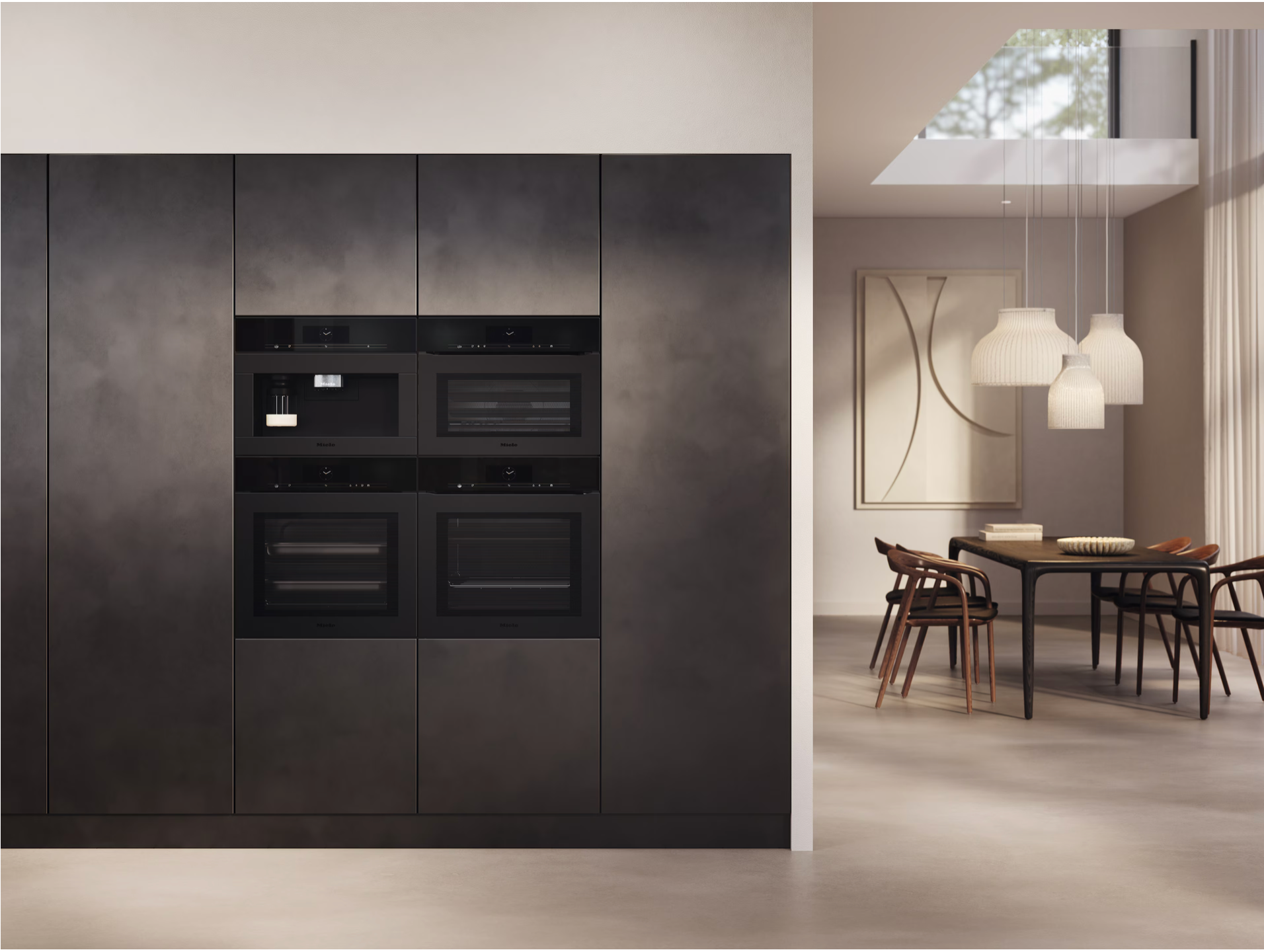 Miele Handleless microwave combination oven Diamond H 7840 BMX