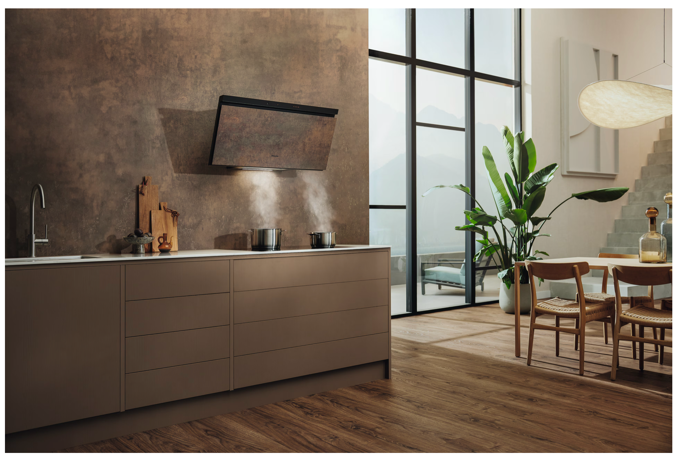 Miele Wall mounted cooker hood Platinum DAH 4970