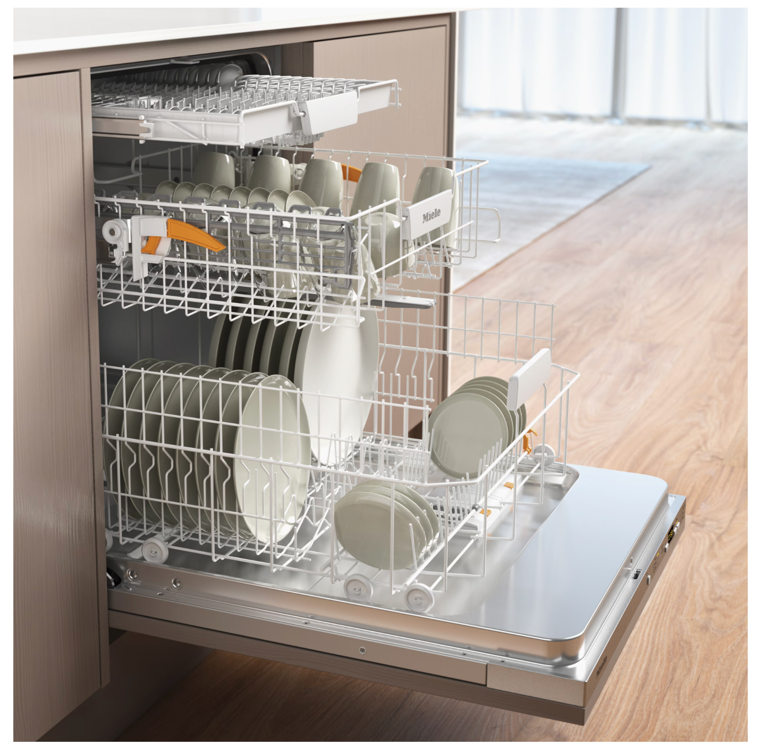 Miele Fully integrated dishwashers Silver G 5651 SCVi Active Stainless Steel.