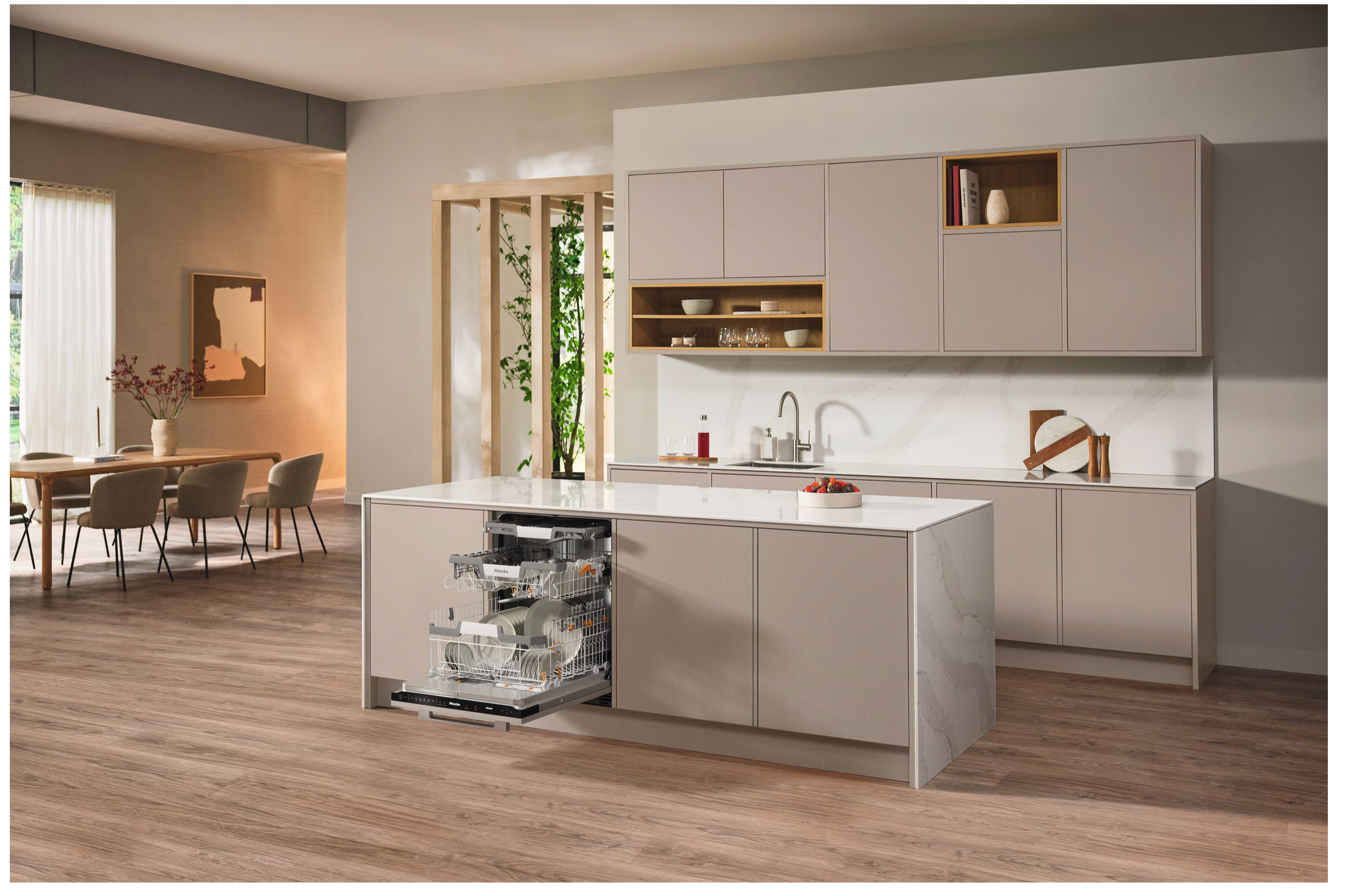 Miele Fully integrated dishwashers Platinum G 7650 SCVi AutoDos Obsidian Black
