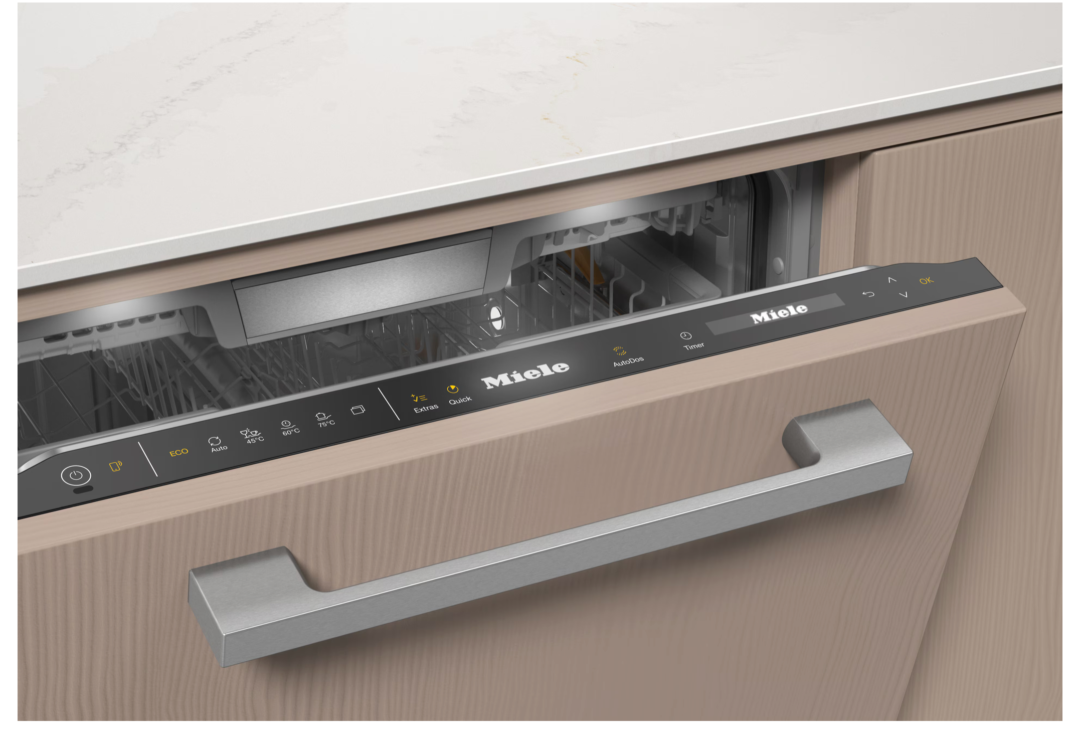 Miele Fully integrated dishwashers Platinum G 7760 SCVi AutoDos Obsidian Black
