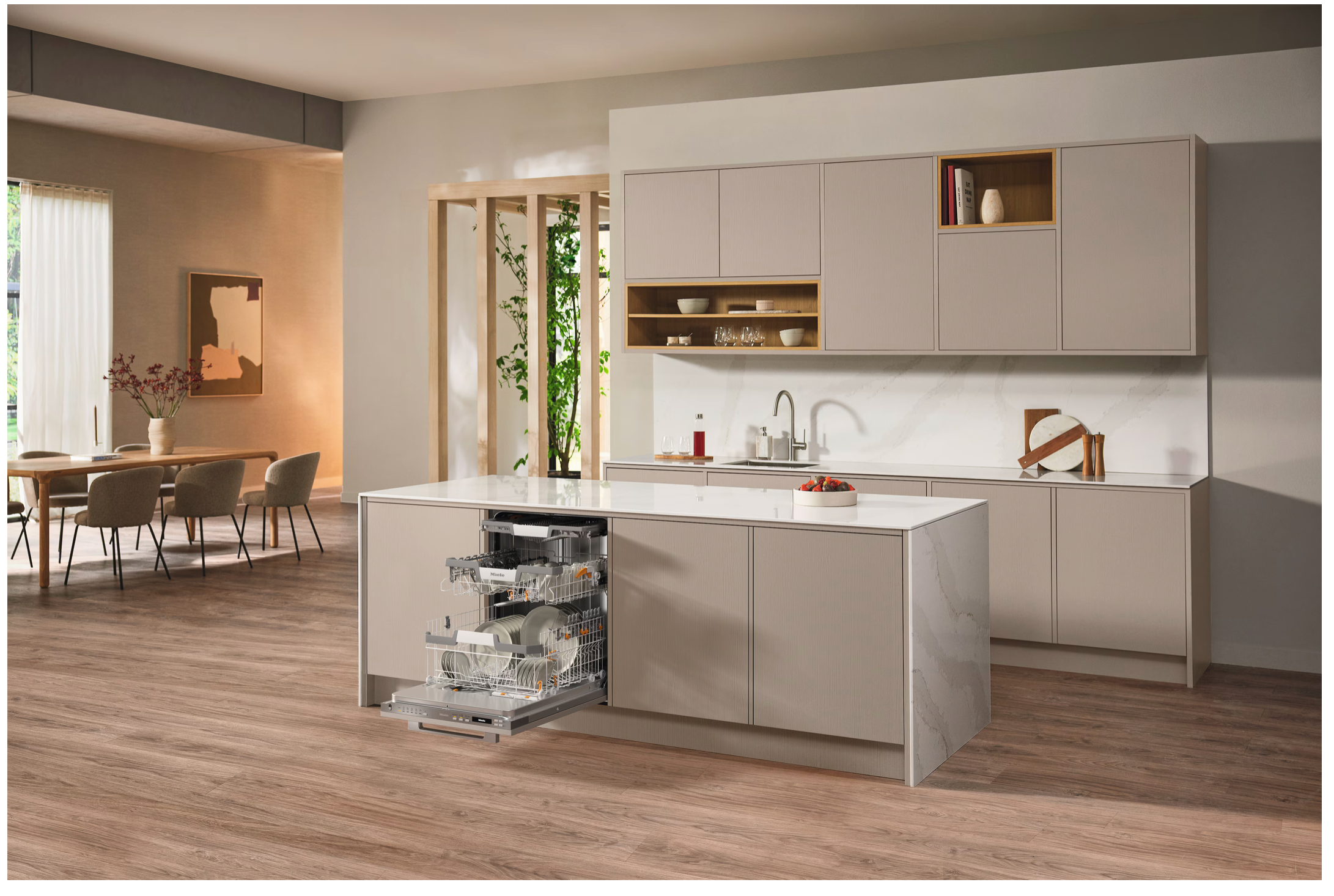 Miele Fully integrated dishwasher XXL Gold G 7085 SCVi XXL AutoDos Stainless Steel