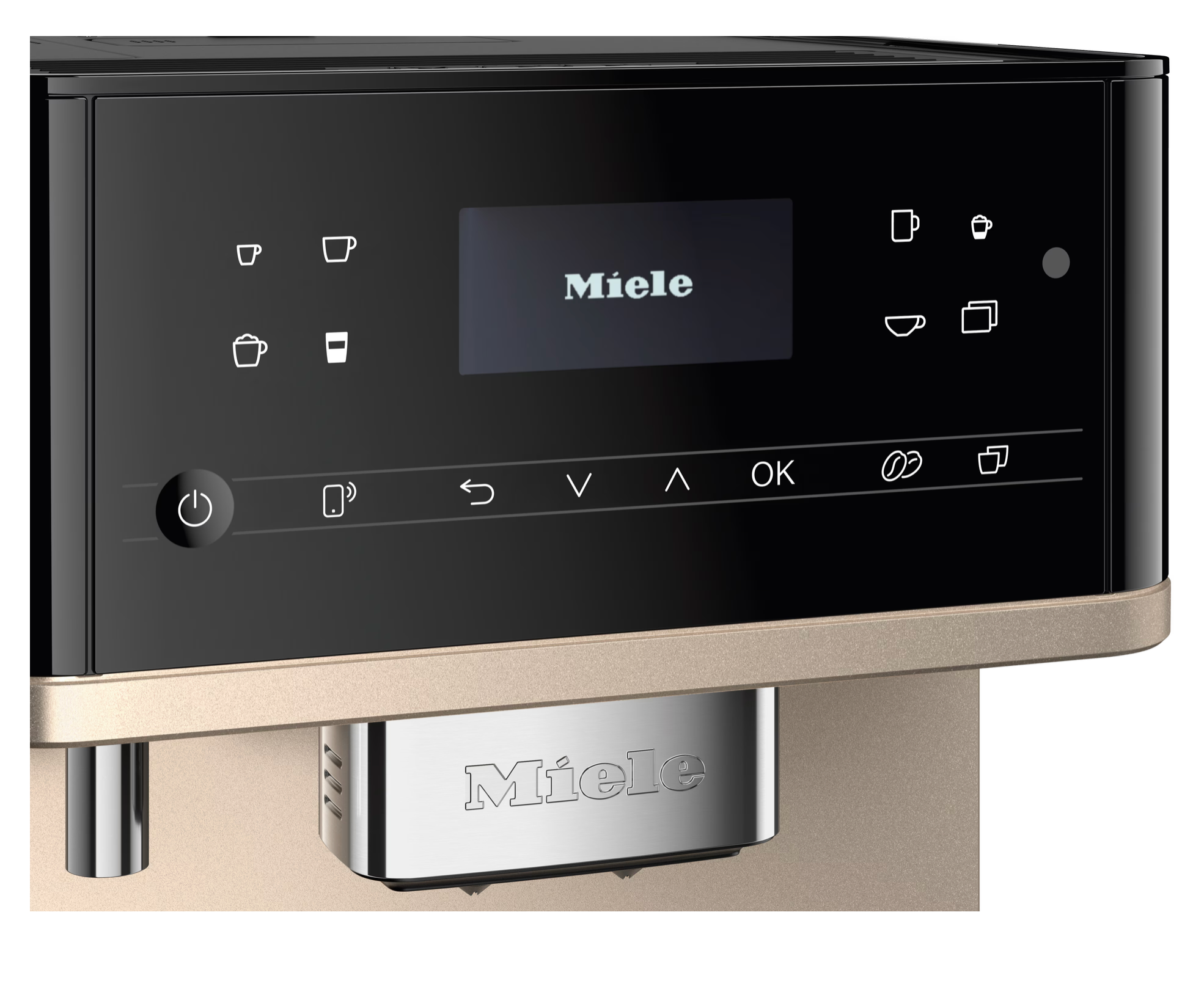 Miele Countertop coffee machine Gold CM 6360 MilkPerfection Obsidian black.CM