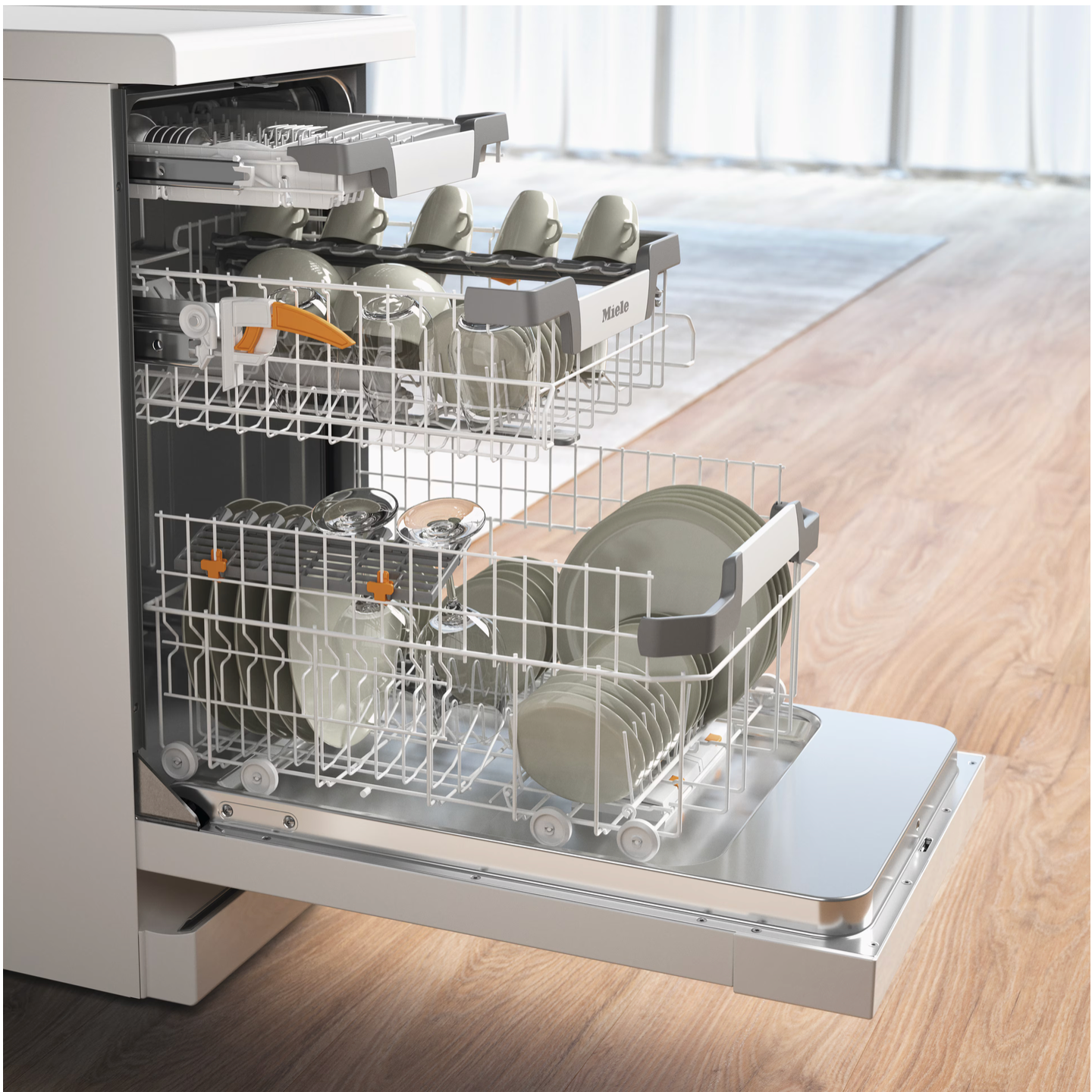 Miele Freestanding dishwasher, 45 cm  Gold G 5740 SC SL Brilliant White