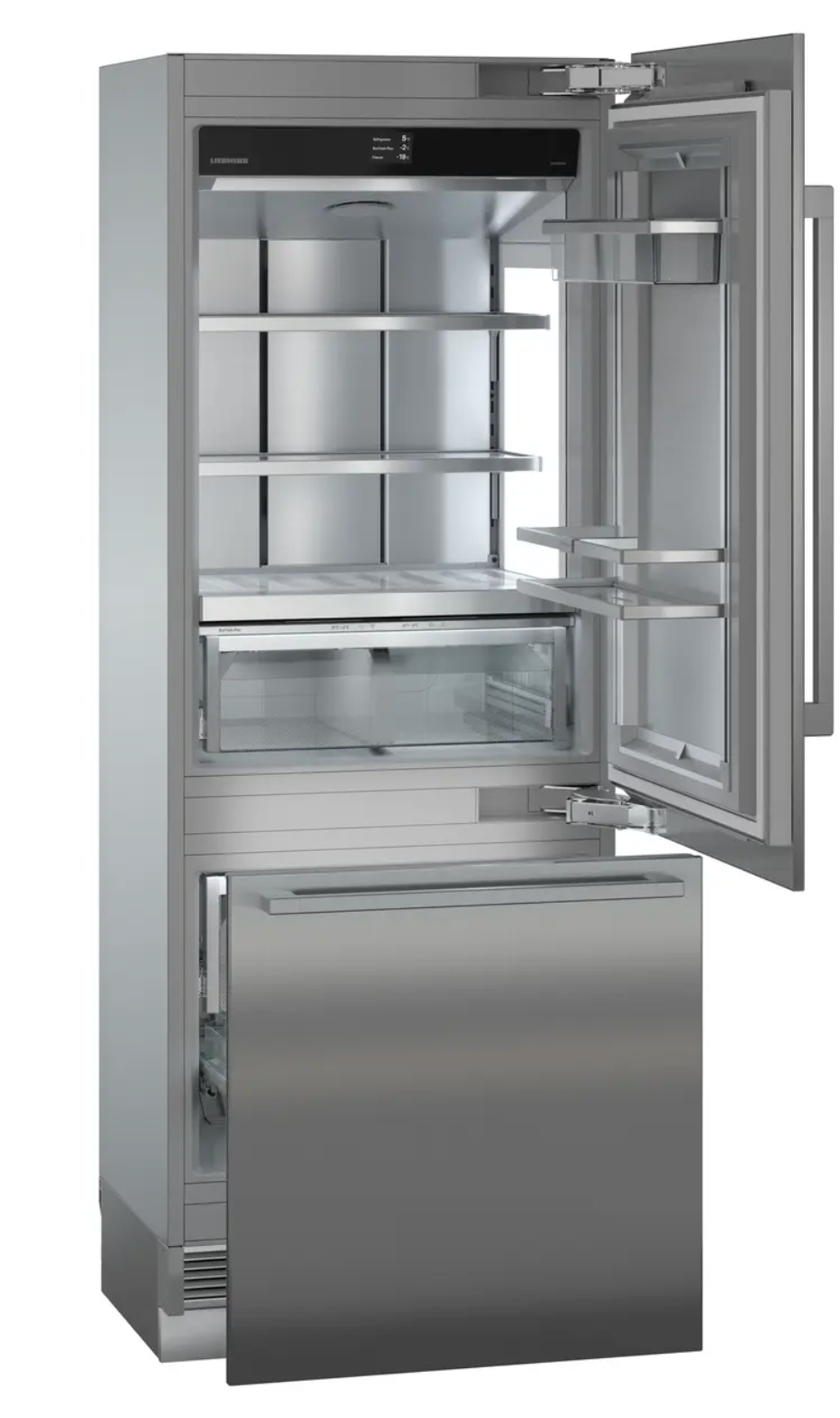 Liebherr Monolith Bottom Freezer Refrigerator - ECBN 9471 BioFresh NoFrost
