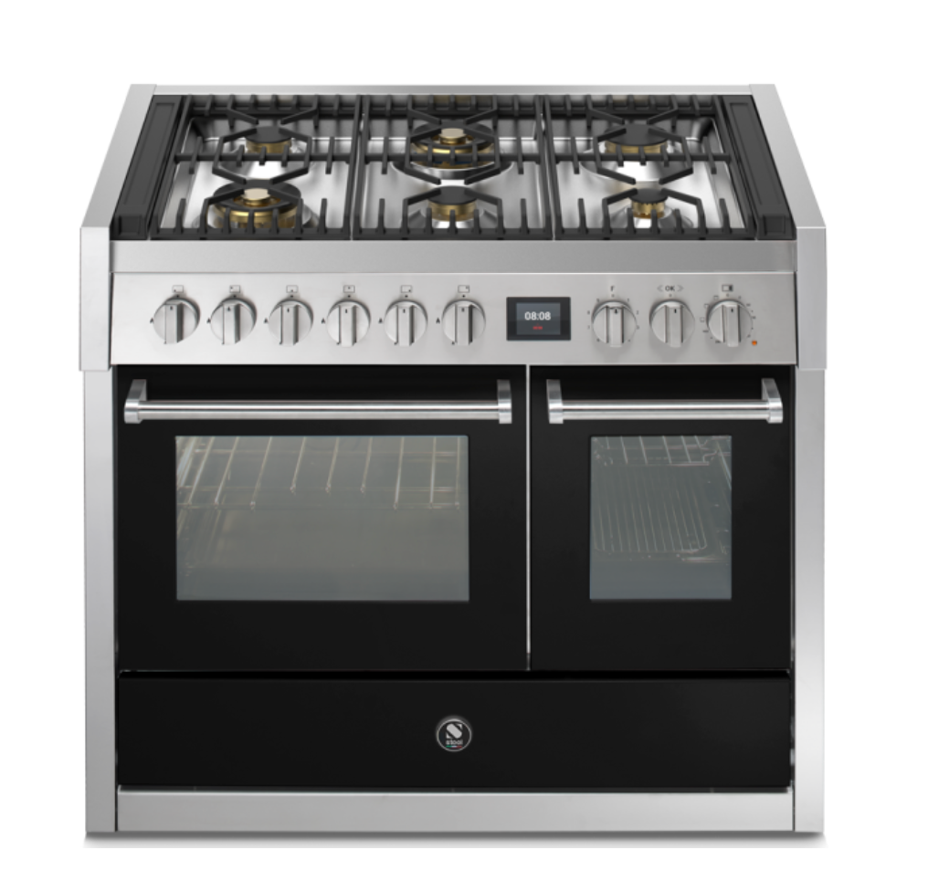 Steel Cucine Genesi 100cm Double Oven Range Cooker - GQ10SF-6W