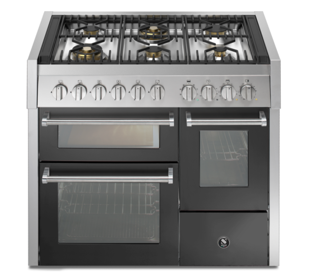 Steel Cucine Genesi 100/3 Triple Oven Range Cooker - GQ10SFF