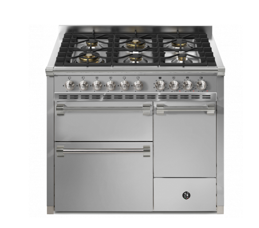 Steel Cucine Ascot 100/3 Triple Oven Solid Door Range Cooker - AQ10SFF-D