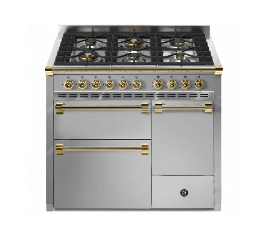 Steel Cucine Ascot 100/3 Triple Oven Solid Door Range Cooker - AQ10SFF-D
