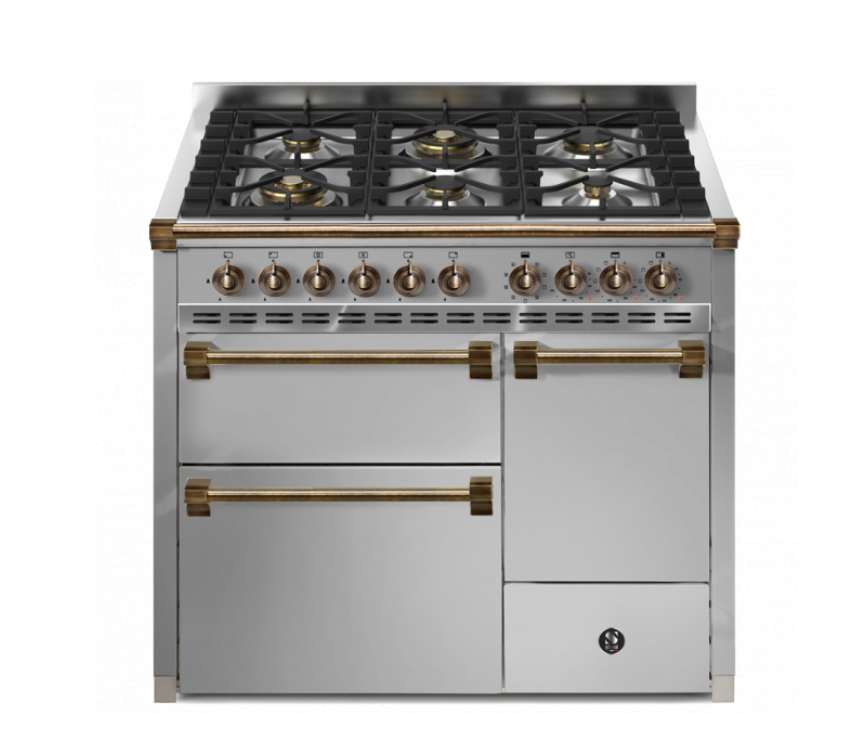 Steel Cucine Ascot 100/3 Triple Oven Solid Door Range Cooker - AQ10SFF-D