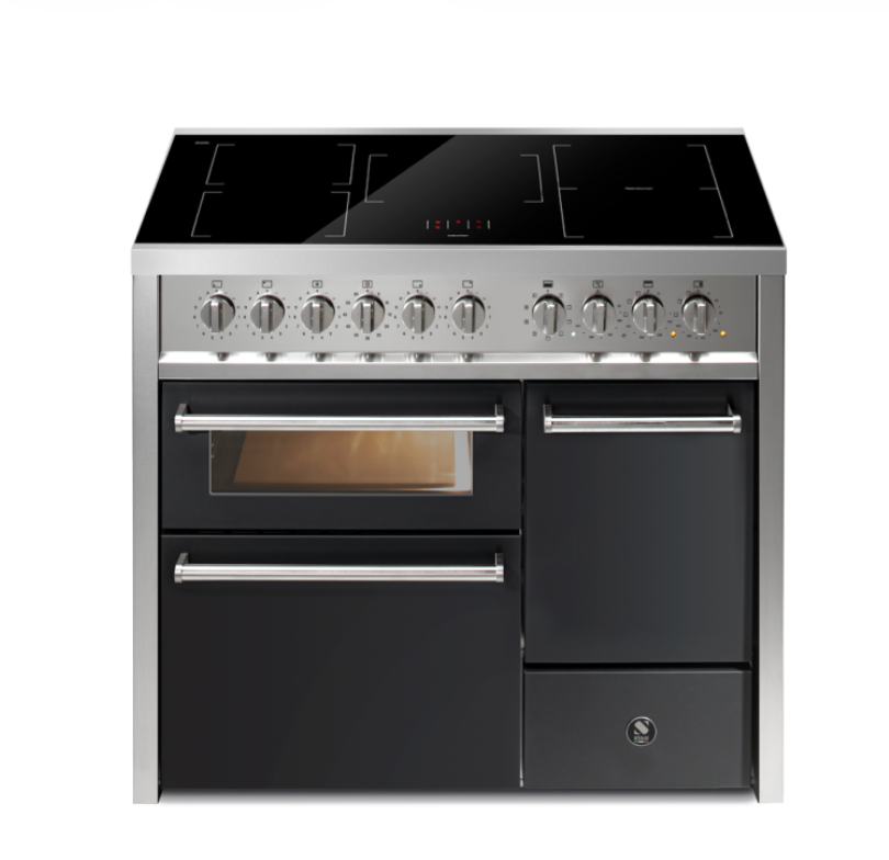 Steel Cucine Enfasi 100/3 Triple Oven Range Cooker - EQ10FFF
