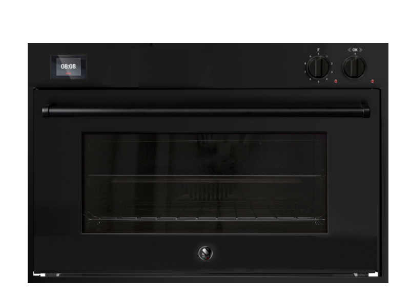 Steel Cucine Enfasi 90x60 Design40 All Black Built In Oven - EQFE9 NF