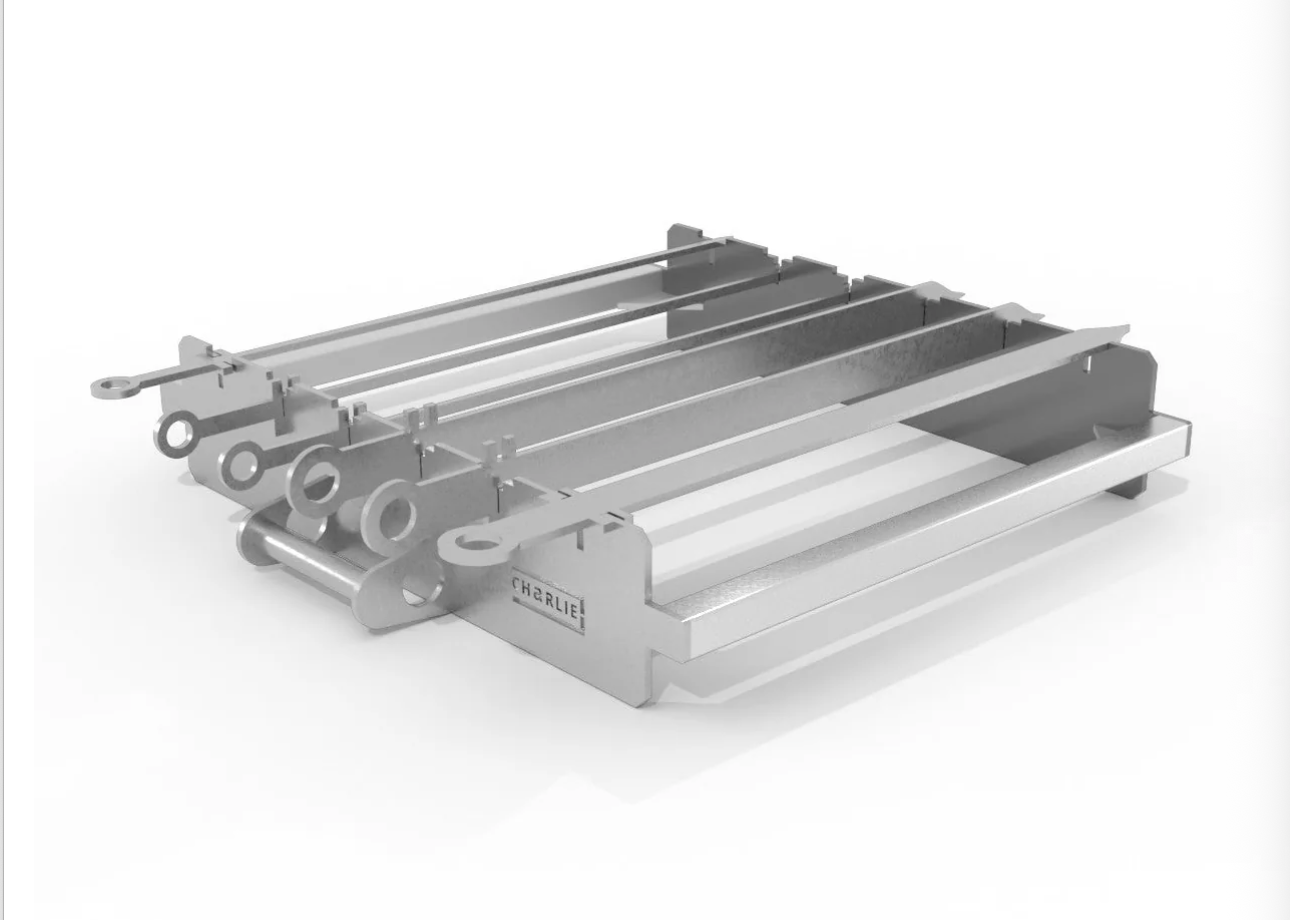 Charlie Oven Turkish-Style Kebab Rack with Two Skewer Sets