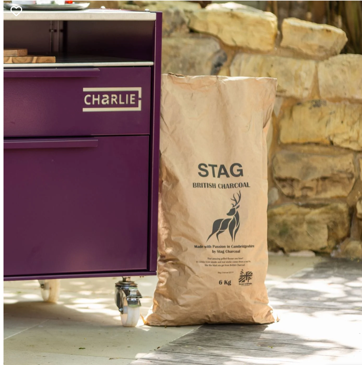 Charlie Oven Stag British Premium Ash Charcoal