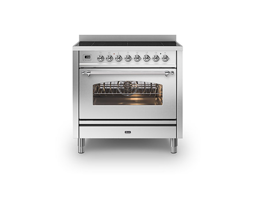 ILVE Milano 90cm Induction Range Cooker - PI096NE3