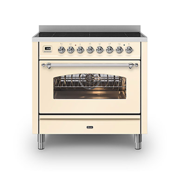 ILVE Milano 90cm Induction Range Cooker - PI096NE3