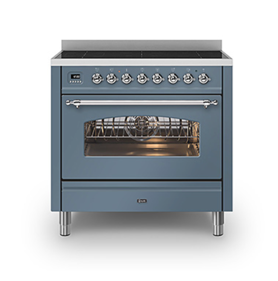 ILVE Milano 90cm Induction Range Cooker - PI096NE3